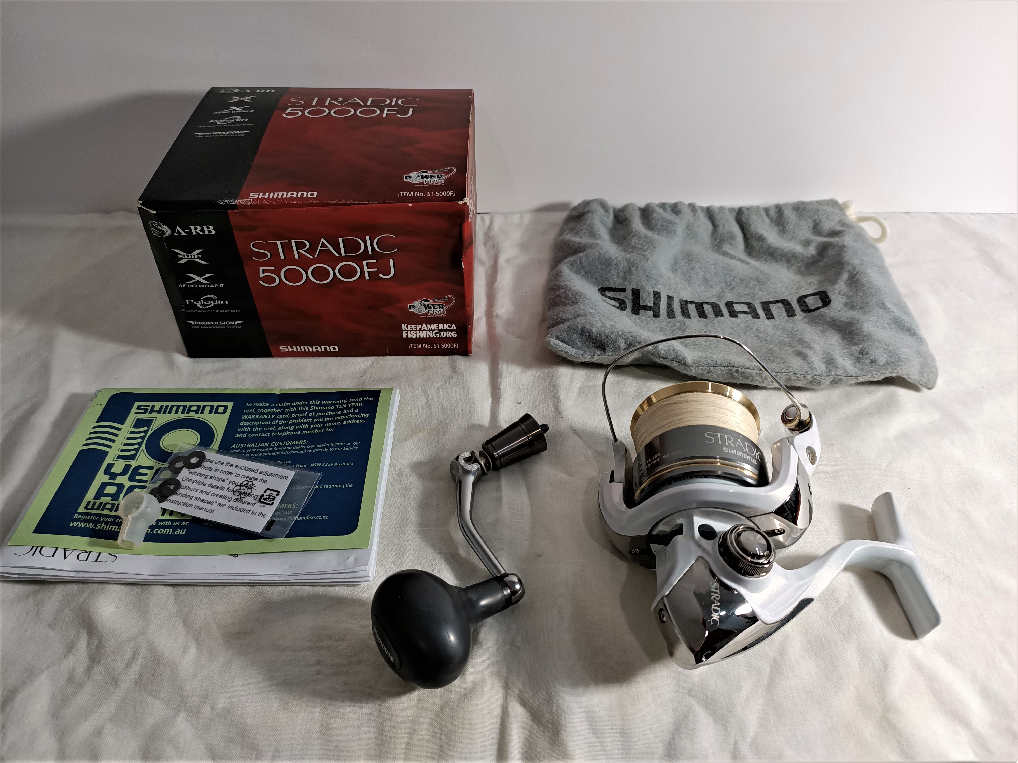 Shimano ST-5000FJ Stradic Spinning Reel OEM Replacement Parts From