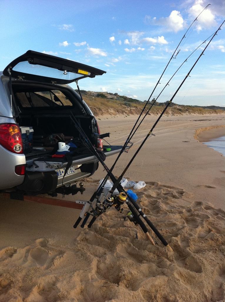 easy beach rod holder  Fishing -  - Fishing WA. Fishing  Photos & Videos