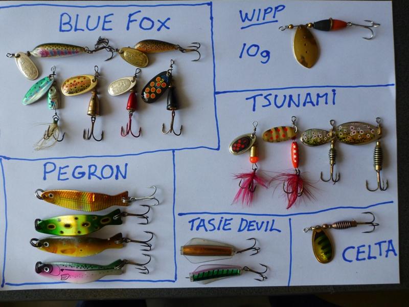 Trout lures and flies  Fishing -  - Fishing WA. Fishing  Photos & Videos