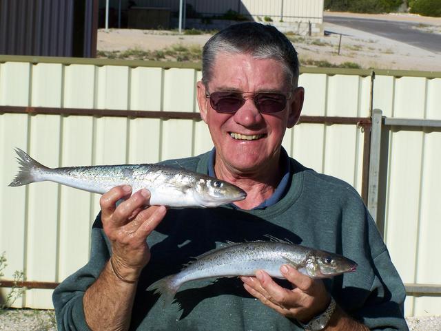 Dad with a couple of Smoky Bay KGs