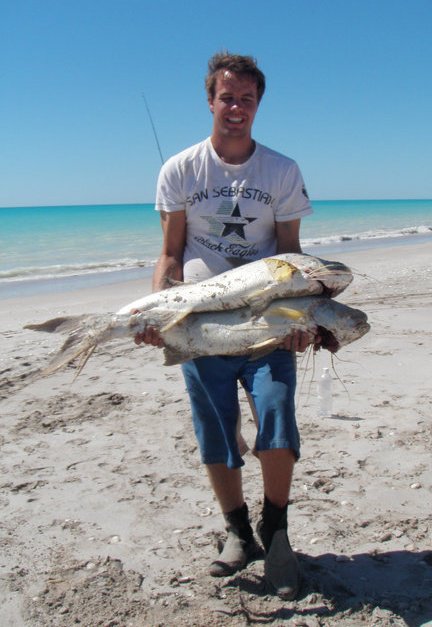 A good days beach fishing