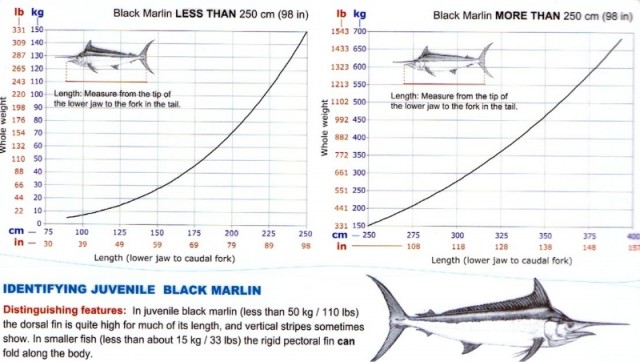 Black Fish Length Weight Chart