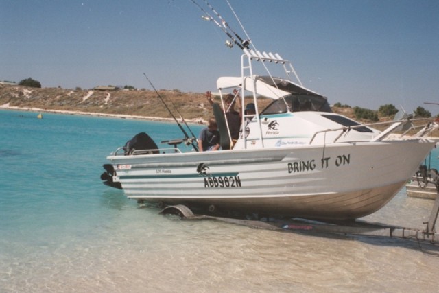 boat and kids