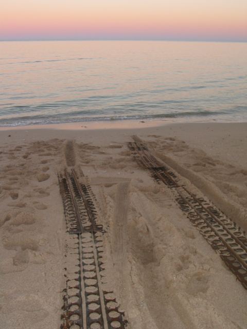 The old Bundegi ramp - under all the sand Aug 2007
