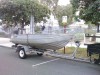 boat on replacement trailer