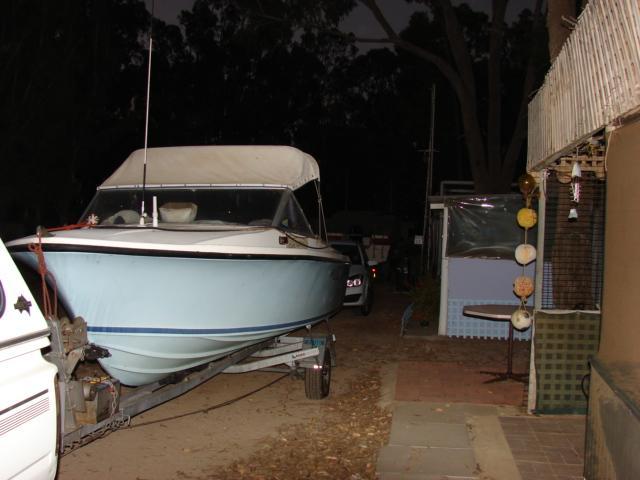 Old girl waiting to go fishing