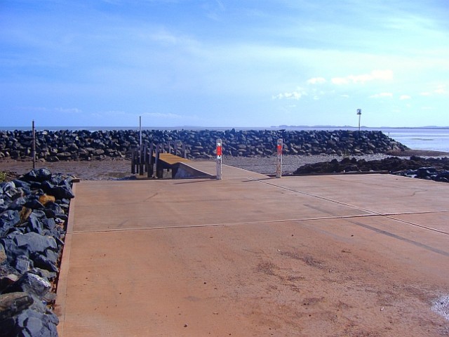 Back Beach Launching Ramp - Low Tide