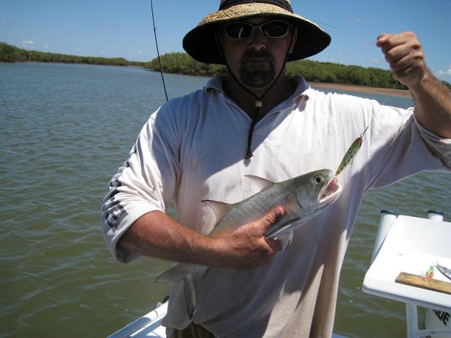 First fish in a new creek, never fished here before