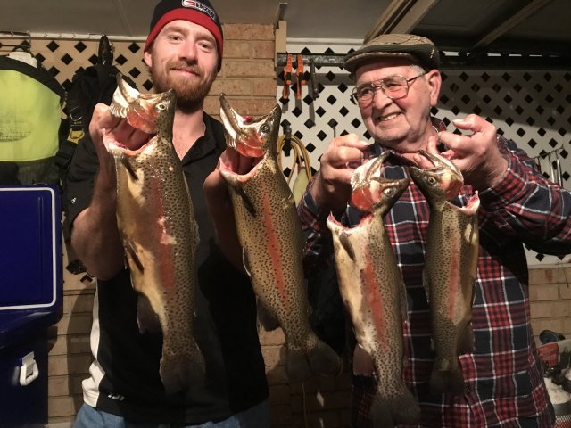 Trout( old man and Luke)