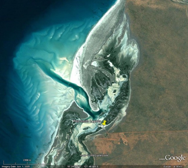 Port Smith Lagoon from Google Earth