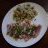 Tuna Carpaccio with broadbean and preserved lemon quinoa salad