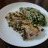 Dolly baked with parmesan, capers and lemon rind, served with buckwheat and spinach.