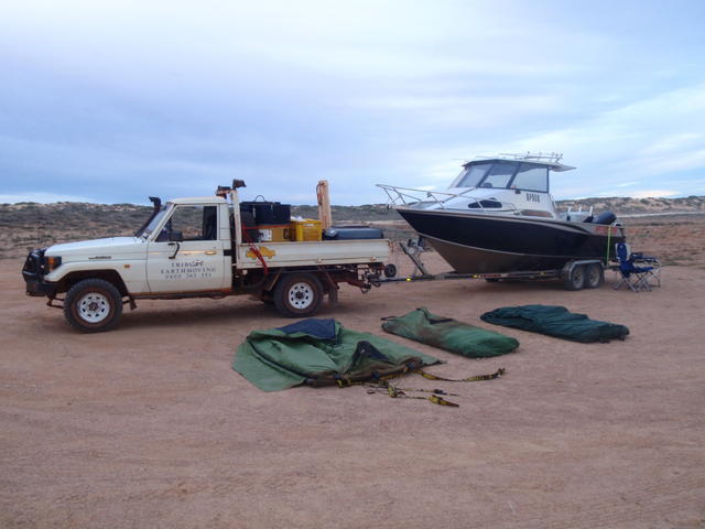 Camp site before heading into Gnaraloo