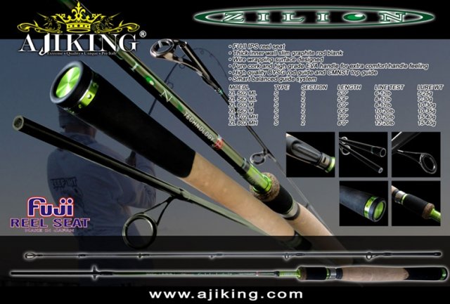 Ajiking Zilion rods  Fishing -  - Fishing WA
