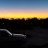 Sunset from the balcony.