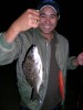 My mate Rob with a Tranby House Bream.