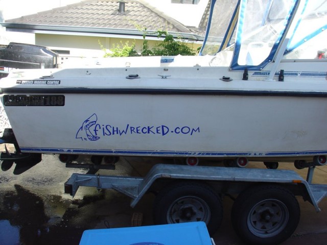 Fishwrecked Boat Sticker