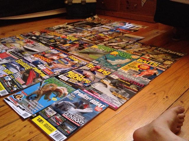 Fishing magazines