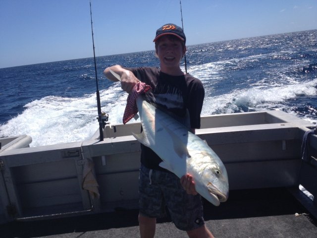 First Nice Golden Trevally 