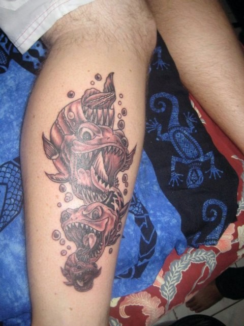 Bali fishy tattoo