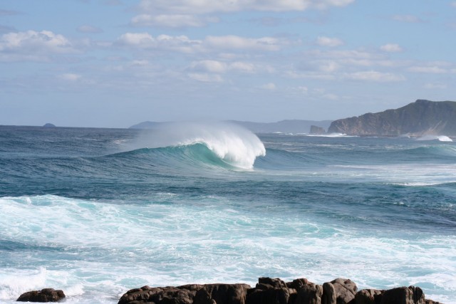 Peaceful Bay Waves